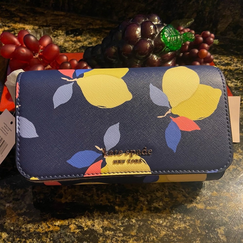 NWT Kate Spade ♠️ Cameron Small Flap Crossbody-Lemon Zest